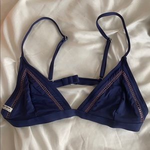 Navy blue Rythm Swim Top